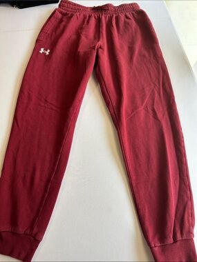 Under Armour Kids Maroon Fleece Joggers